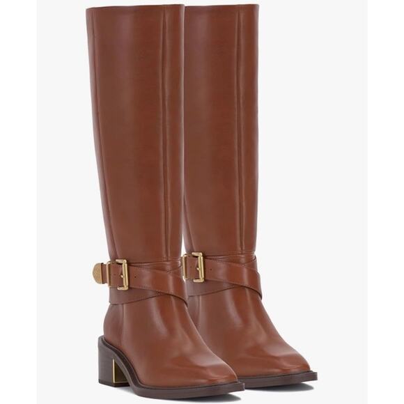Vince Camuto Women’s Gini Brown Knee High Boots, Size 7.5M, Wide Calf. - Picture 1 of 6